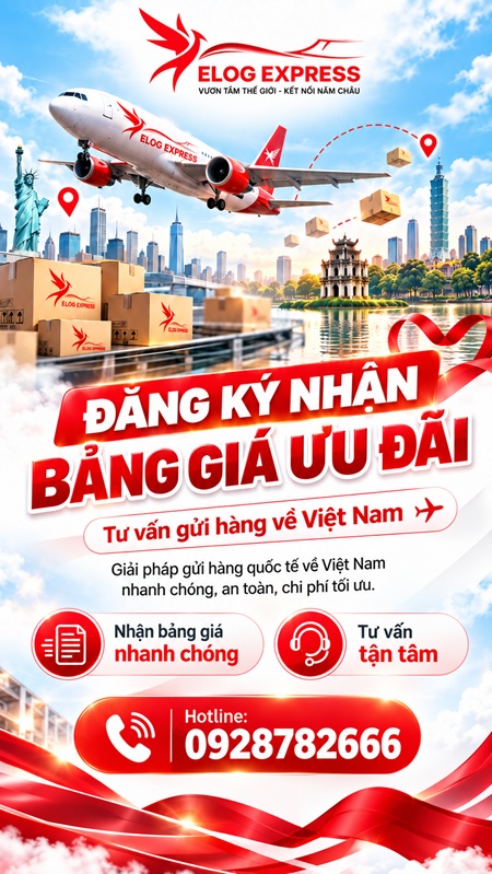 dang ky gui hang tu Dai Loan ve VietNam