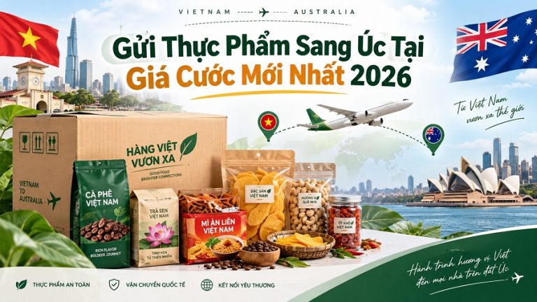 gửi thực phẩm đi úc tại elog express